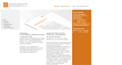 Desktop Screenshot of dap-psychoanalyse.de